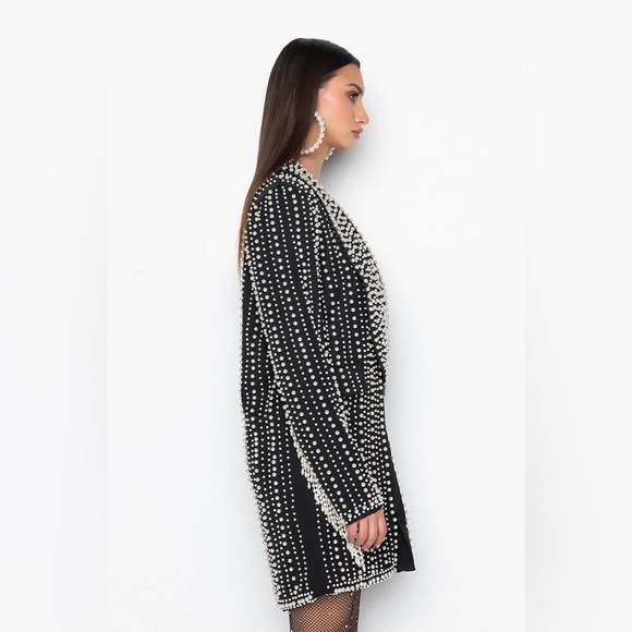 DAVINCI LONG PEARL WORK BLAZER - Picture 4 of 7